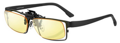 KLIM™ Lunettes optiques anti lumière bleue à clip teinté jaune KLIM™ Lunettes optiques anti lumière bleue à clip teinté jaune