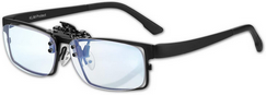 KLIM™ Lunettes optiques anti lumière bleue à clip transparente KLIM™ Lunettes optiques anti lumière bleue à clip transparente