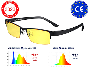 KLIM™ Lunettes optiques anti lumière bleue