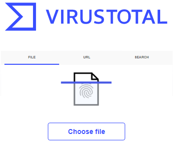 Image du logo de l'antivirus en ligne Virustotal.