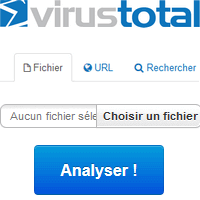 Image du logo de l'antivirus en ligne Virustotal.
