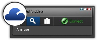 Logo et screenshot panda cloud antivirus gratuit.