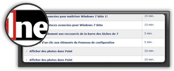 Astuces Windows 7 par 01net.com. Logo 01net.com