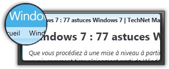 Astuces Windows 7 par technet.microsoft.com. Logo technet.microsoft.com