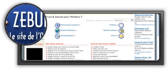 Astuces Windows 7 par zebulon.fr. Logo zebulon.fr