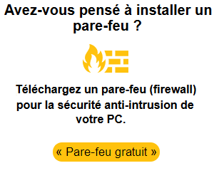 Pare-feu gratuit.