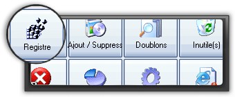 Screenshot interface EasyCleaner pour le nettoyage du registre.