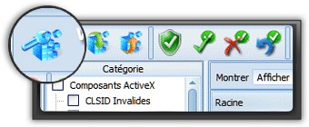 Screenshot interface Wise Registry Cleaner pour le nettoyage du registre.