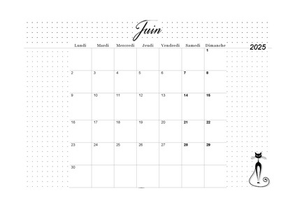02. Calendrier de juin 2025 à imprimer !