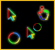 Pointer Cursors - curseurs pointeurs de souris rainbow WindowsArtist edition