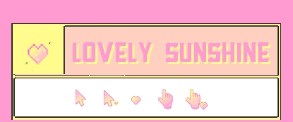 Curseur personnalisé de souris - Lovely Sunshine