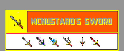 Curseur personnalisé de souris - McNustard's Sword