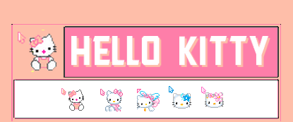 curseurs de souris - Hello Kitty