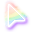 Un des pointeurs de souris RGB Rainbow Chroma Neon Glass.