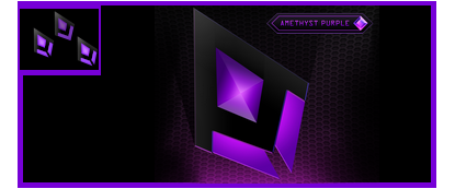 Curseur personnalisé de souris - Amythest Purple