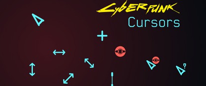 Les curseurs de souris Cyberpunk 2077.