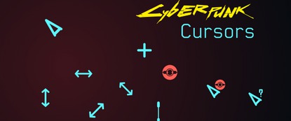 Les curseurs de souris Cyberpunk 2077.