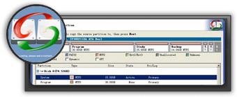 Screenshot logiciel EaseUs Disk Copy
