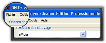 Logiciel utilitaire Driver Cleaner PE. Logiciel utilitaire Driver Cleaner PE.