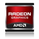 Logo ATI et AMD carte graphique.