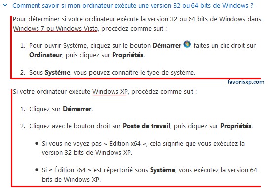 comment trouver 32 ou 64 bits