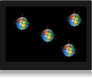 Screenshot �cran de veille Glowing Vista ORB.