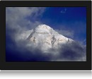 Screenshot de l'ecran de veille Mont Everest du National Geographic.