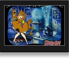 screenshot ecran de veille ScoobyDoo.