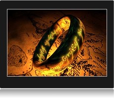screenshot ecran de veille The One Ring.