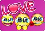 Emotic�nes Love/amour.