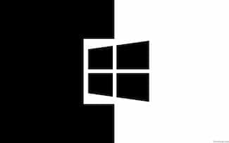Logo minimaliste de Windows - Arrière-plan pour PC