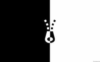 Logo Zip Minimaliste Arrière-plan HD pour PC.