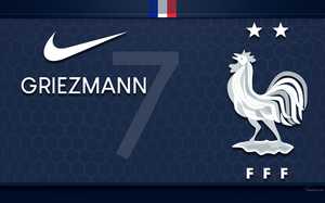 Arrière-plan de bureau du Maillot de football de GRIEZMANN.