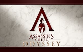 Fig.5 Logo Rouge - Assassin's Creed Odyssey - Fond d' écran