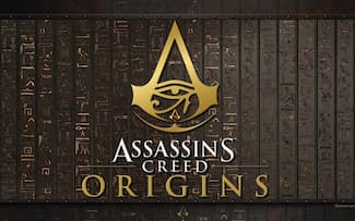 Jeu vidéo Assassin's Creed Origins Logo Fond d' écran.