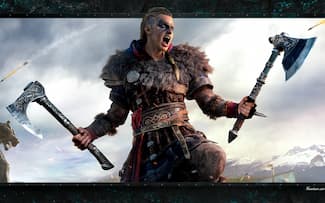 Guerrière Viking Eivor - Assassin's Creed Valhalla - Jeu vidéo - Ubisoft - Fond d' écran