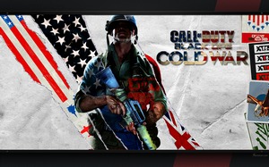 Jeu vidéo : fond d'écran Call of Duty Black Ops Cold War.