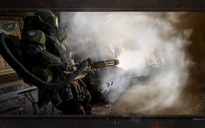 Fond d'écran HD stylé de Call of duty Modern Warfare pour ordinateur.
