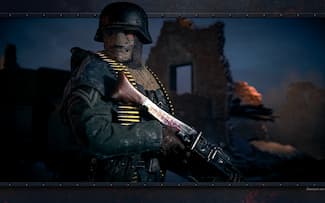 Soldat allemand armé d'une mitrailleuse - Seconde Guerre mondiale - Call of Duty Vanguard - Fond d' écran