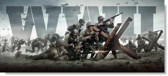 Call of Duty WWII Fond d'écran HD - Image pour arrière-plan PC.