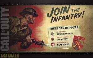 Soldat, rejoint l'infanterie ! Call of Duty WWII.