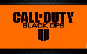 Fond d'écran Call of Duty Black Ops 4 : logo noir minimaliste.