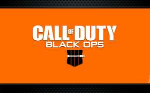 Fond d'écran Call of Duty Black Ops 4 : logo minimaliste.