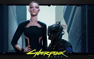 Cyberpunk 2077 Style Neo Militarisme Fond d'écran HD Arrière-plan pour Ordinateur.