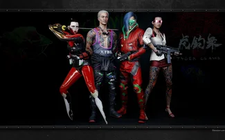 Tyger Claws Gang Cyberpunk 2077 Fond d'écran HD Arrière-plan pour PC