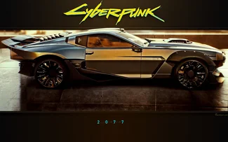 Cyberpunk 2077 Quadra Type-66 Avenger Voiture coupé sport | Fond D'Écran