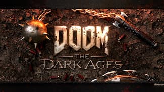 DOOM The Dark Ages Logo : fond d'écran DOOM The Dark Ages HD et/ou 4K.