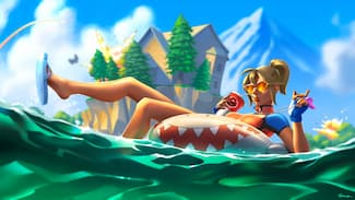 Petite pause en mer | 01. Ecran de chargement Fortnite chapitre 6 saison 4.