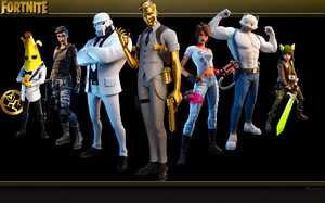 Fond d'écran de Fortnite : Skins Faction Fantôme.