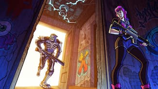 Commandant au crâne | 16. Ecran de chargement Fortnite chapitre 6 saison 1.